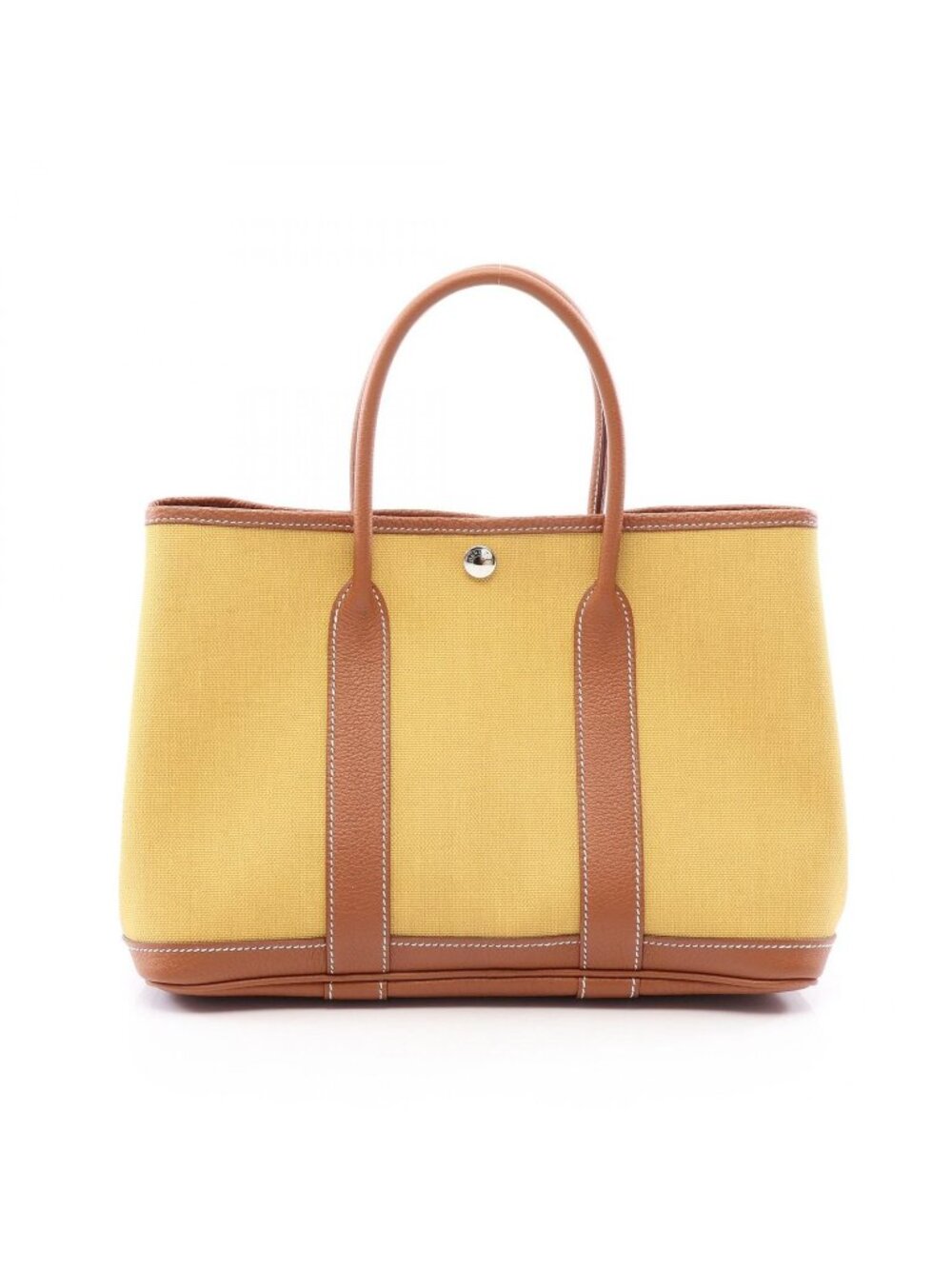 Hermes Tote Bag Garden Party TPM Ginger Gold